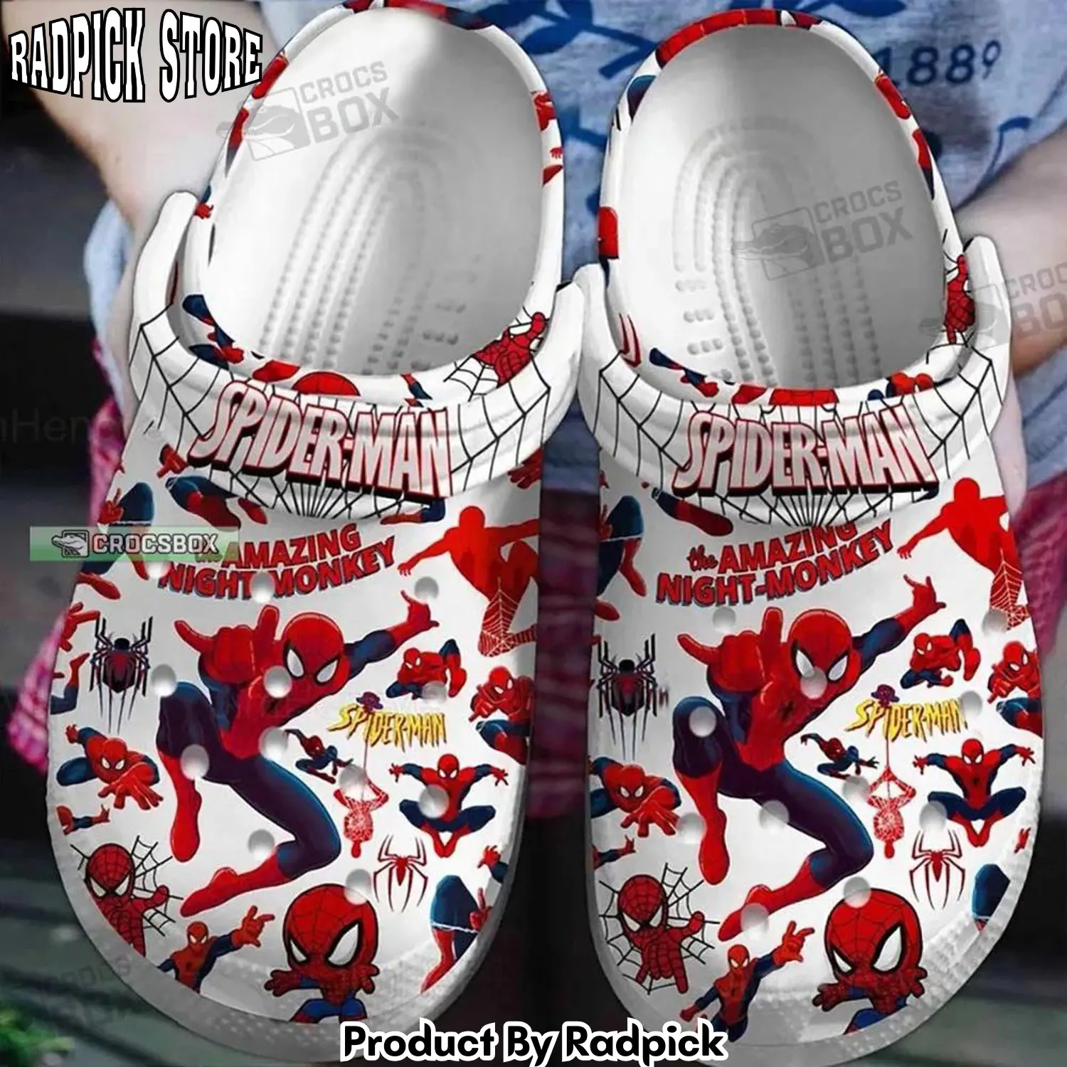Radpick spider man crocss amazing night monkey crocss rp6521364